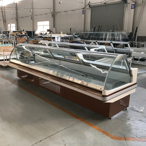 Nevera comercial, Mostrador de exhibición de carne, nevera con puerta de vidrio - Product Image 1