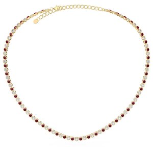 Infinity <strong>Emerald</strong> CZ Rhodium Plated <strong>Silver</strong> Tennis <strong>Necklace</strong> with Zircon for Weddings and Gifts - Product Image 4