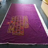 Tableau de Roulette Européenne Qualité Casino Tapis de Roulette Ignifuge LANGE LANGE0601 Taille et Couleur Personnalisables