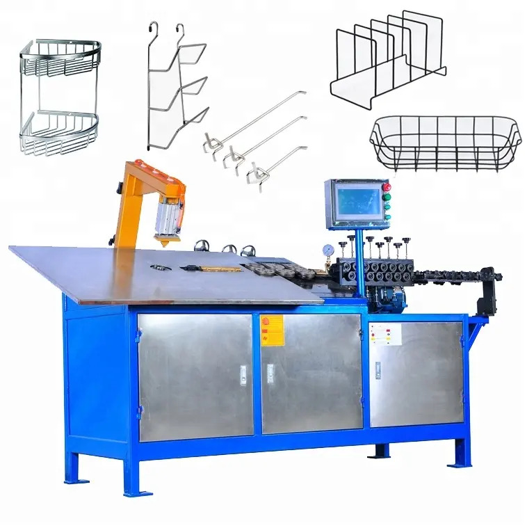stainless steel iron wire Cnc Automatic 2D wire servo bending forming shaping machine