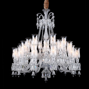 Color claro de cristal de Murano DE ARMAS Waterford candelabro de cristal - Product Image 2