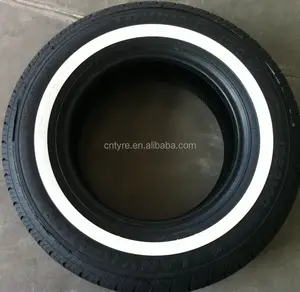 중국 고품질 저가 새로운 차 타이어 205/75R15C 백색 측벽 타이어