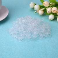 Bobines vides transparentes en plastique pour machine à coudre, bobines vides pour fils à coudre, accessoires de couture à domicile