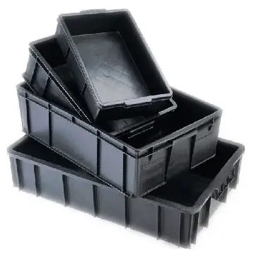다기능 ESD 정전기 방지 컨테이너 플라스틱 패키지 스토리지 빈 상자 뚜껑