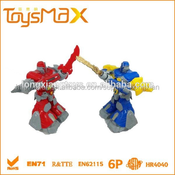 Rc 2015 doble robots de batalla, 2.4g rc lucha robot con el certificado