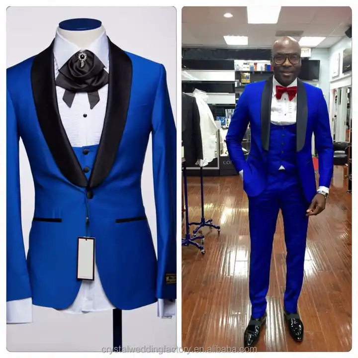 Buy Light Blue Grey Cutdana Embroidered Italian Tuxedo Suit Online | Samyakk