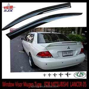 window visor for LANCER 2003- 2005 white export foreign car door visors for LANCER vehicle accessories Window Visor Mugen Type