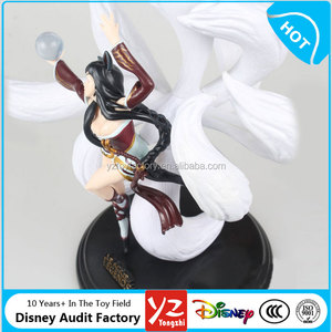 Alta calidad caliente juego Liga de Leyendas PVC <span class=keywords><strong>LOL</strong></span> figura, sexy <span class=keywords><strong>LOL</strong></span> nueve cola ahri figura muñeca - Product Image 2