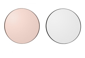 Nordic Hotel Decorative Large Round Iron Frame Smoky <strong>Grey</strong> Glass <strong>Mirror</strong> for Home Living Room Bathroom Furniture - Product Image 5