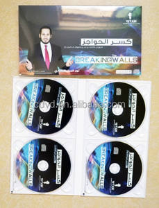 4 panneau double dvd digipak avec carton clair <span class=keywords><strong>cd</strong></span> dvd essayer livret et coffret pour top album digipak emballage - Product Image 5