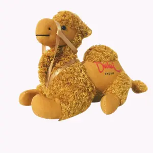 Brinquedo de pelúcia macia e barata, brinquedo personalizado de camel árabe e de pelúcia