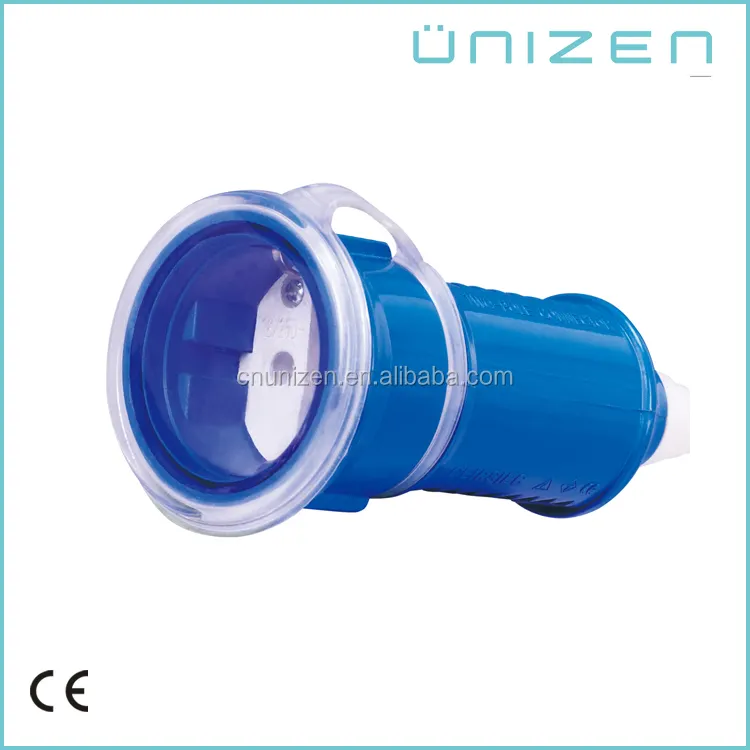 UNIZEN Feminino tipo Alemão tomada 2 pinos redondos para IP54 Elétrico plug & socket acoplador 16A 230 V