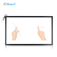 2024 Venta caliente IR marco táctil interfaz USB superposición de pantalla táctil multiinfrarroja para TV/monitor/pantalla LED nuevo estado del producto