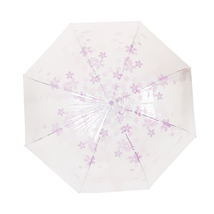 Personnalisé <span class=keywords><strong>parapluie</strong></span> droit pas cher mode femmes transparent <span class=keywords><strong>parapluie</strong></span> avec impression de logo - Product Image 5