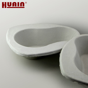 Bubur Kertas Perlengkapan Medis Rumah Sakit Sekali Pakai <span class=keywords><strong>Bedpan</strong></span> 100% Mudah Terurai untuk Pria Wanita - Product Image 2