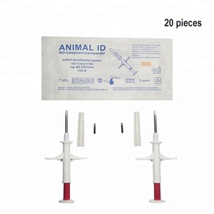 Pet ID Transponder injection 2,12x12mm with syringe FDX-B ICAR certificate fish cat dog - Product Image 2
