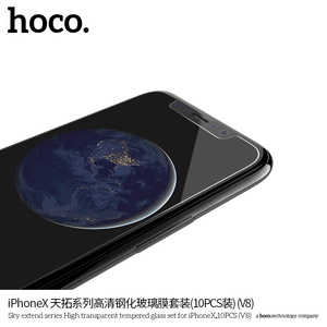 HoCo V8X cielo extender la <span class=keywords><strong>serie</strong></span> alto vidrio templado transparente set teléfono celular protector de pantalla para iPhone X - Product Image 5