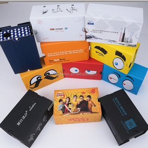 Benutzer definierte gedruckte <span class=keywords><strong>Google</strong></span> <span class=keywords><strong>Cardboard</strong></span> 3.0 VR Brille V3 Virtual Reality Karton VR Viewer Karton 34mm