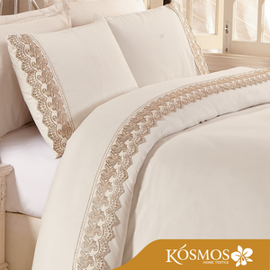 KOSMOS Literie En Gros Microfibre Polyester Dentelle Broderie Lit Couette Couvre Housse de Couette - Product Image 3
