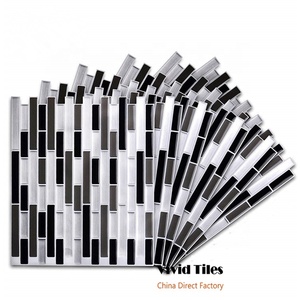 Buccia e Bastone Mattonelle Della Parete Della Cucina <span class=keywords><strong>Bagno</strong></span> Decorazione Della Parete 11*9.25 Inch Auto Adesivo Mattonelle di Mosaico - Product Image 3
