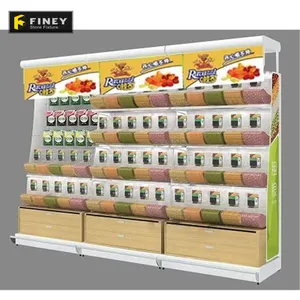 Moderne Retail Candy Winkel Interieur Display Armaturen Aangepaste Candy Shop Display Showcase Candy Winkel Plank