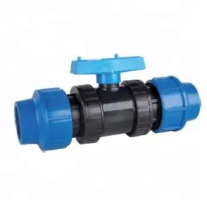 plastic pvc compression ball valve