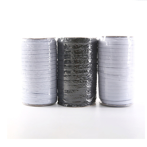 1.5 centimetri di fabbrica bianco nero lavorato a maglia tessuto <span class=keywords><strong>elastico</strong></span> nastro per abbigliamento - Product Image 3