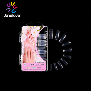 Meijiaer 100 pcs <span class=keywords><strong>a</strong></span> box half cover <span class=keywords><strong>nail</strong></span> <span class=keywords><strong>tips</strong></span> french acrilico unghie finte artificiali suggerimenti <span class=keywords><strong>nail</strong></span> full cover press on wholesale - Product Image 4