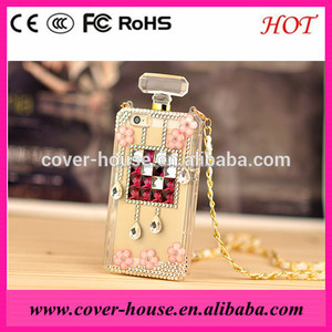 della signora di cristallo bottiglia di profumo di diamante caso strass <span class=keywords><strong>per</strong></span> <span class=keywords><strong>iphone</strong></span> 5 <span class=keywords><strong>5s</strong></span> - Product Image 1
