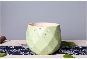 Florero colorido promocional <span class=keywords><strong>Estilo</strong></span> nórdico macetas de cerámica mango <span class=keywords><strong>maceta</strong></span> cultura jardín Oficina macetas al por mayor - Product Image 4