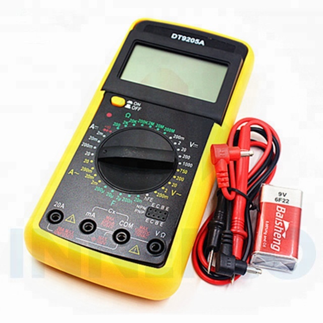 Высокое качество лучшие DT9205A Ручной цифровой мультиметр