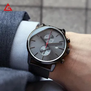 Orologio al Quarzo Slim in Stile Trendy, Orologi da Uomo Roles in Oro, OEM per il Tuo Marchio - Product Image 1