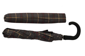 venta al por mayor baratos con dosel de tela escocesa los hombres 2 pliegues paraguas fabricantes en la venta - Product Image 2