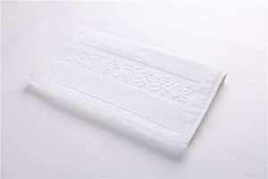 Pas cher En Gros Plaine <span class=keywords><strong>Blanc</strong></span> <span class=keywords><strong>Coton</strong></span> Hôtel Main serviettes du bout des doigts - Product Image 5