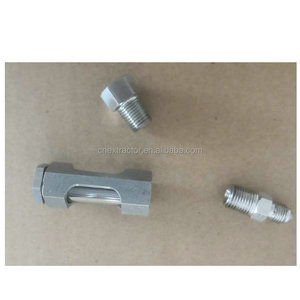 1/4 " - 3/8" - 1/2 "เหล็กกล้าไร้สนิมแก้วสายตาพร้อมอะแดปเตอร์ jic ชายและอะแดปเตอร์ jic หญิง - Product Image 4