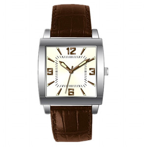Montre de luxe à boîtier carré en alliage 2021, grands chiffres, cadran romain, étiquette privée, logo d'entreprise, fabricant de montres sur mesure, <span class=keywords><strong>mouvement</strong></span> SEIKO - Product Image 3
