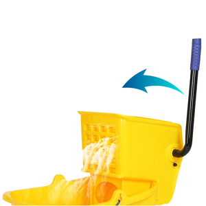 <span class=keywords><strong>Seau</strong></span> à serpillière de nettoyage de 32 L <span class=keywords><strong>avec</strong></span> <span class=keywords><strong>essoreur</strong></span> et roues - Product Image 2
