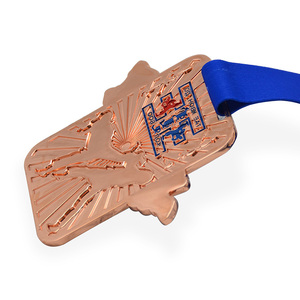 2018 À Venir brillant cuivre plaqué souvenir taeknowdo <span class=keywords><strong>Russie</strong></span> médaille - Product Image 1