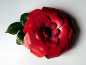 Luxury Designer Fancy <b>Leather</b> Flower High Quality Jewelry Accessories for Craft and DIY Whole Sale Price - Product Image 4