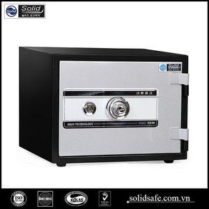 Compact Steel <b>Home</b> <b>Safe</b> with Combination Dial & Key Lock Fireproof Electronic Digital <b>Safe</b> <b>Box</b> - Product Image 1