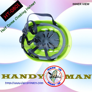 Casco de Escalada HT-0801 de Media Cúpula con Certificación CE y UIAA para Escalada en Roca, Montañismo, Acceso por Cuerda y Protección de Cabeza en Altura - Product Image 6