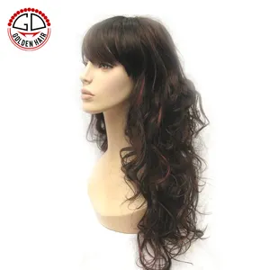 Ebraica Umani Brasiliani di alta Qualità Parrucca <span class=keywords><strong>Con</strong></span> Bang - Product Image 1