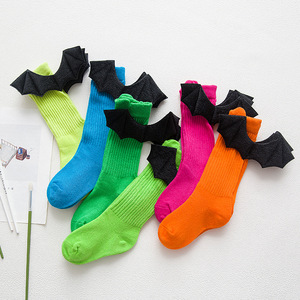 3d Noël Enfants Bébé Garçon Filles Knee High Bow Cartoon Tube Socks - Product Image 6