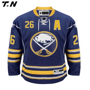 Sublimation black color wholesale ice hockey jersey - Product Image 1