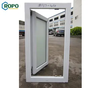 AS Certificated and AS2208 AS1288 Standard Certified Double Glass Plastic UPVC Tilt And Turn Windows With Roto Hardware