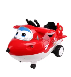 Jouet automobile 6V, joli design, 2.4G R/C, pour bébés, monter sur la voiture, jouet avion