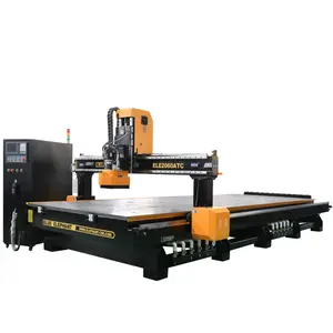 כחול פיל רב תכליתי נגרות atc cnc נתב מכונת חיתוך עם cnc המצרפי ראש