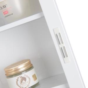 نوعية جيدة من الحديد رذاذ الطلاء الحمام خزانة طبية مع شطبة مرآة الصلب الأبيض خزانة بمرآة - Product Image 4