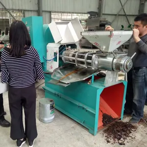 2021 tipo de máquina de prensado en frío y caliente y máquina de procesamiento de aceite 6yl-120 máquina de tornillo de prensa de aceite de colza de maní