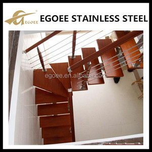 Nuevos diseños 316/201/304 escaleras <span class=keywords><strong>balaustre</strong></span> de <span class=keywords><strong>madera</strong></span> precio, <span class=keywords><strong>balaustre</strong></span> de vidrio para escalera - Product Image 5
